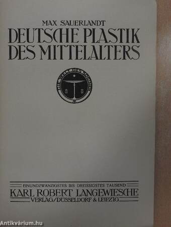 Deutsche Plastik des Mittelalters