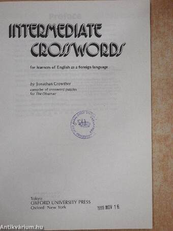 Intermediate Crosswords