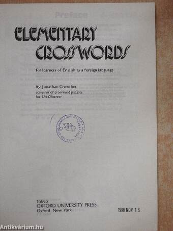 Elementary Crosswords