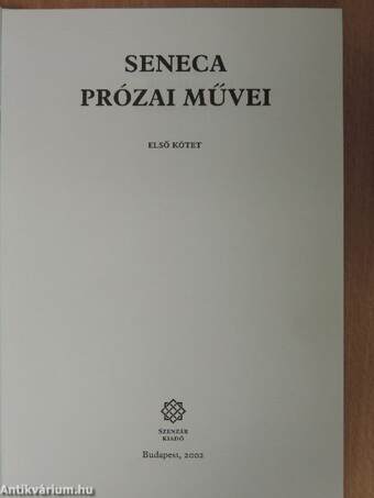 Seneca prózai művei I-II. 