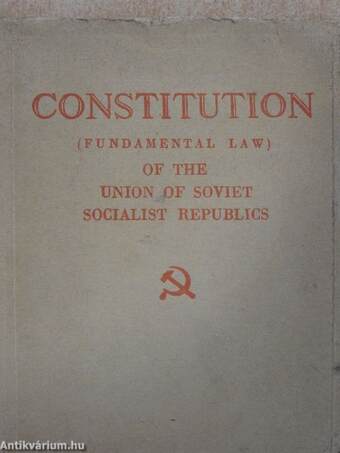 Constitution (Fundamental Law) of the Union of Soviet Socialist Republics