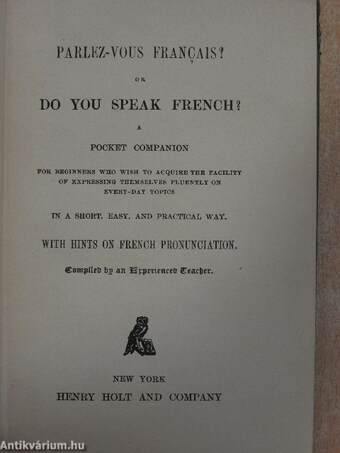 Parlez-Vous Français? Or do you speak french?