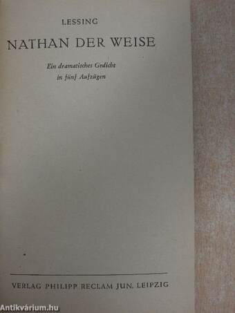 Nathan der Weise