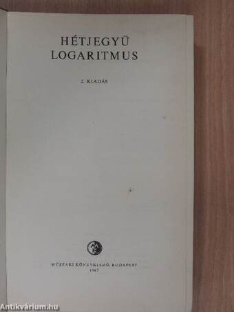 Hétjegyű logaritmus