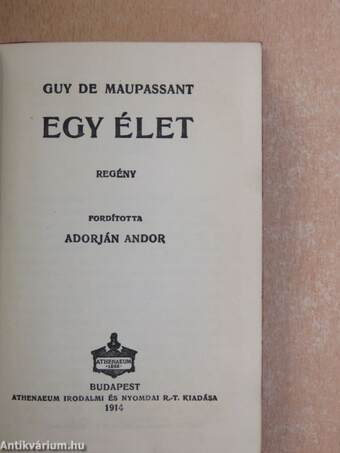 Egy élet