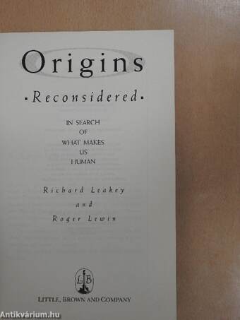 Origins Reconsidered