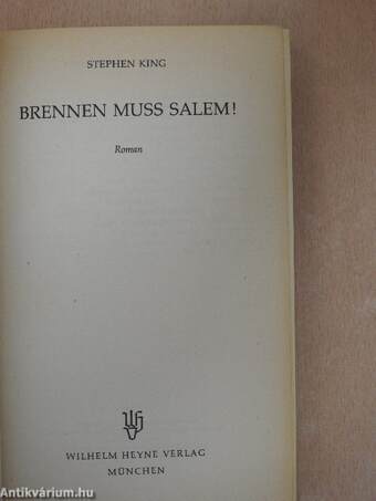 Brennen muss Salem!