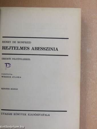 Rejtelmes Abesszinia