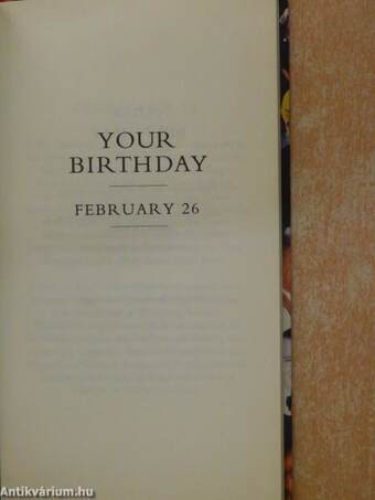 Your Birthday - February 26