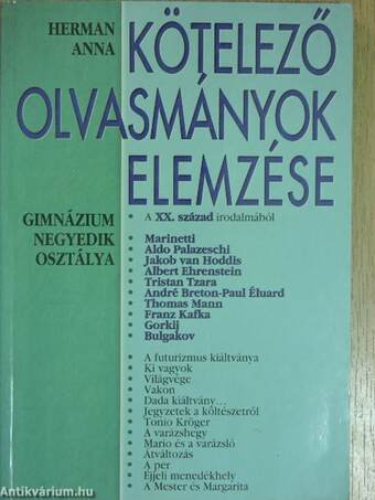 Kötelező olvasmányok elemzése 6.