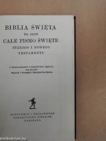 Biblia Swieta