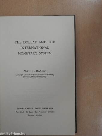 The dollar and the international monetary system