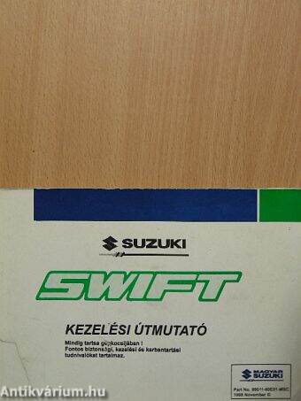 Suzuki Swift kezelési útmutató