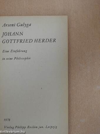 Johann Gottfried Herder