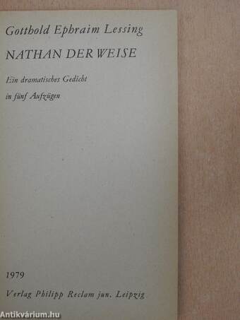 Nathan der Weise