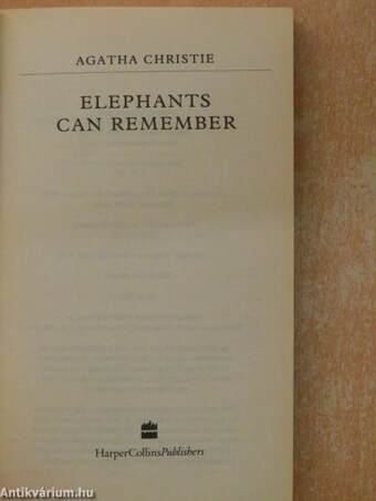 Elephants Can Remember