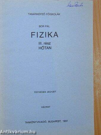 Fizika III.