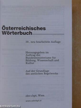 Österreichisches Wörterbuch