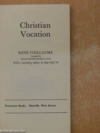 Christian Vocation