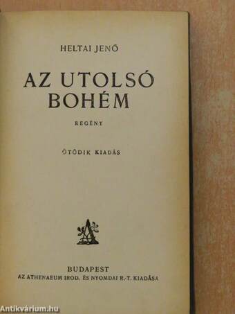 Az utolsó bohém