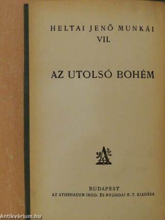 Az utolsó bohém