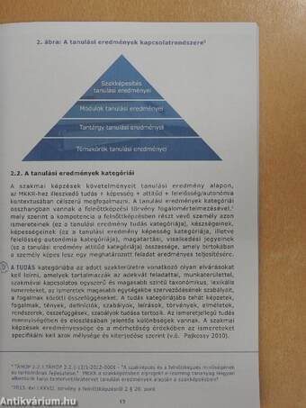 Segédlet a tanulási eredmények írásához a szakképzési és felnőttképzési szektor számára