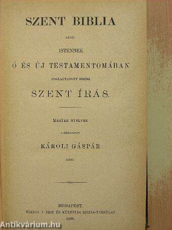 Szent Biblia