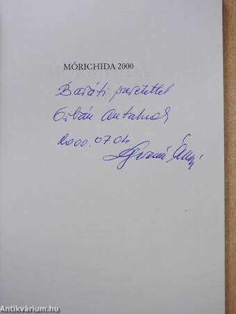 Mórichida 2000 (dedikált példány)