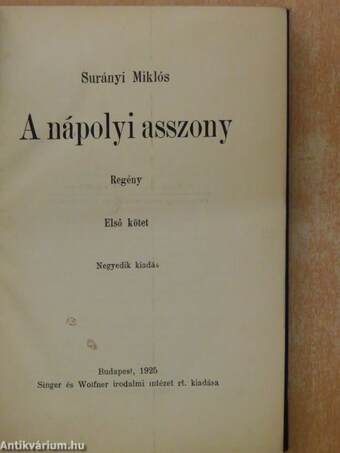 A nápolyi asszony I-II.