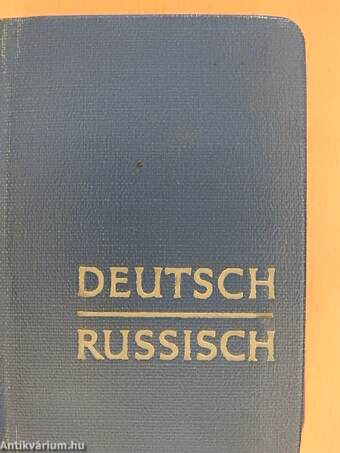 Deutsch-Russisches Taschenwörterbuch (minikönyv)