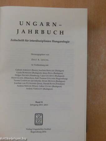 Ungarn-Jahrbuch 31.