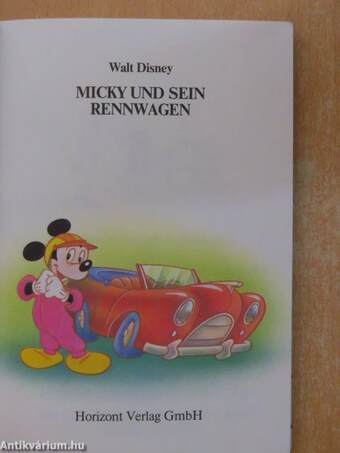 Micky und sein Rennwagen