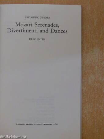 Mozart Serenades, Divertimenti and Dances