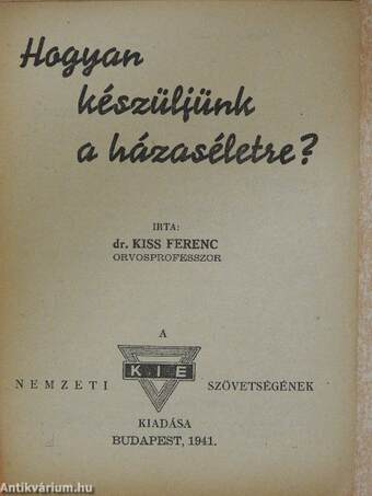 Hogyan készüljünk a házaséletre?