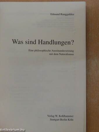 Was sind Handlungen?