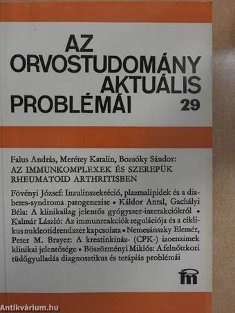 Az orvostudomány aktuális problémái 29