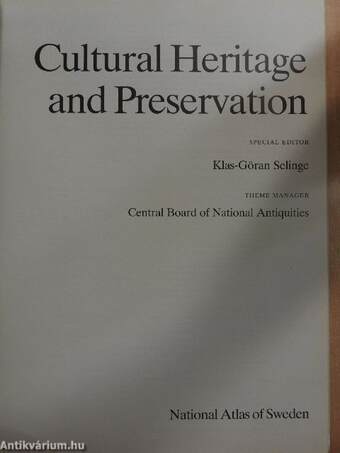 Cultural Heritage and Preservation