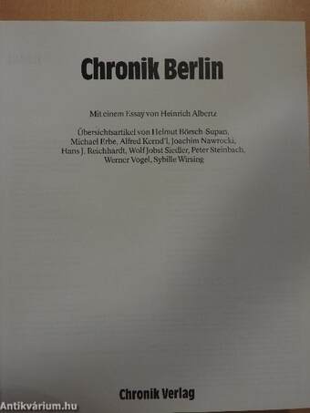 Chronik Berlin