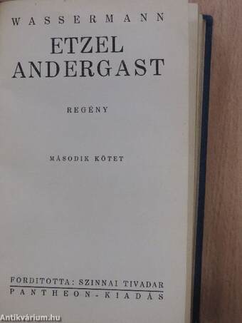 Etzel Andergast I-II.