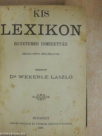 Kis Lexikon I-II.