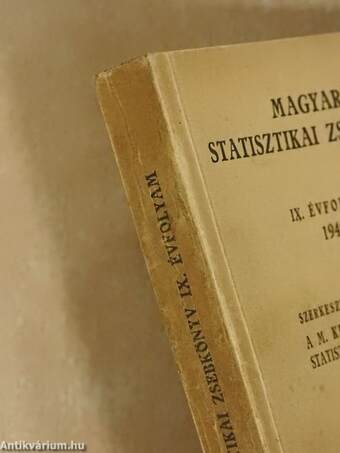 Magyar statisztikai zsebkönyv 1940.