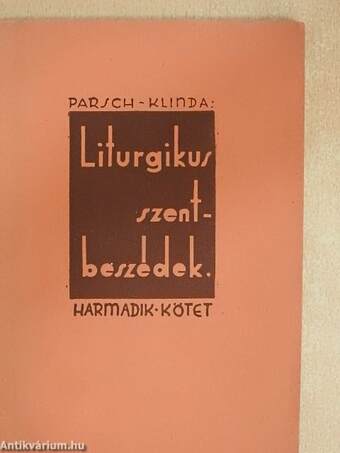 Liturgikus szentbeszédek III.