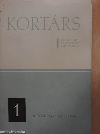 Kortárs 1968. (nem teljes évfolyam)