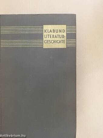 Literaturgeschichte