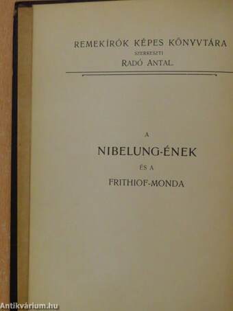 A Nibelung-ének és a Frithiof-monda I. (töredék)