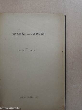 Szabás-varrás