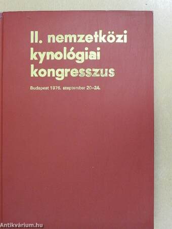 II. nemzetközi kynológiai kongresszus