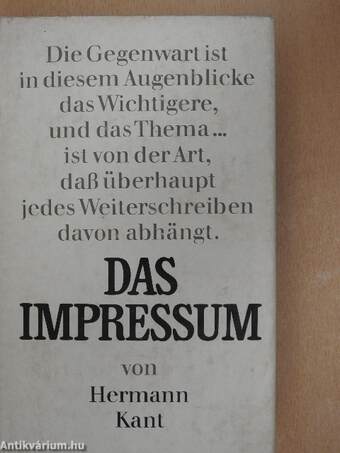 Das Impressum