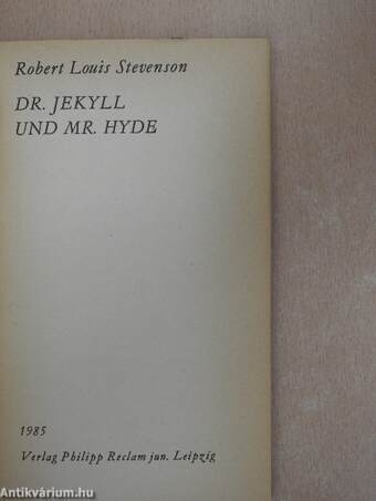 Dr. Jekyll und Mr. Hyde