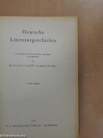 Deutsche Literaturgeschichte